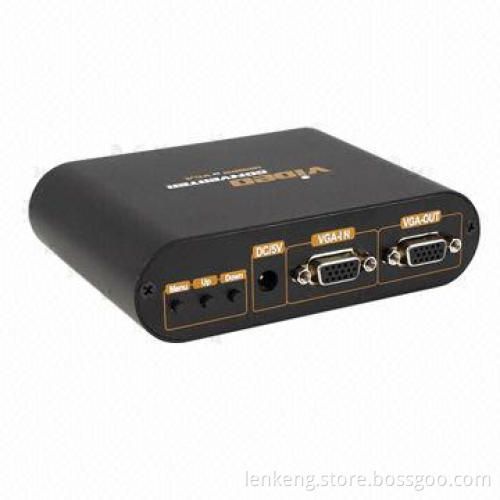 LKV7600 Component Video to VGA Converter for X-Box, Wii, Apple TV, Vudu Box or Netflix Roku Player